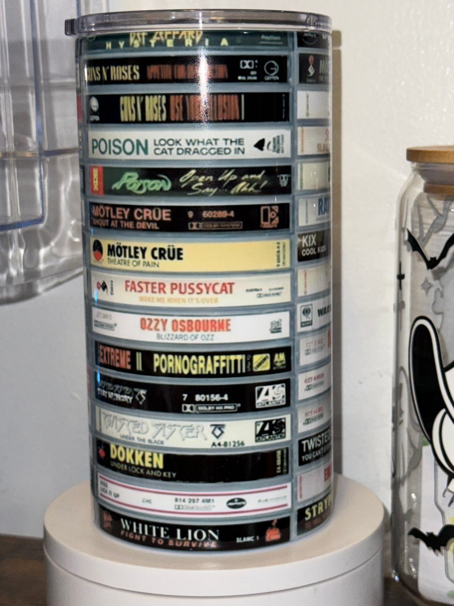 20oz Rock Cassette Tape Tumbler