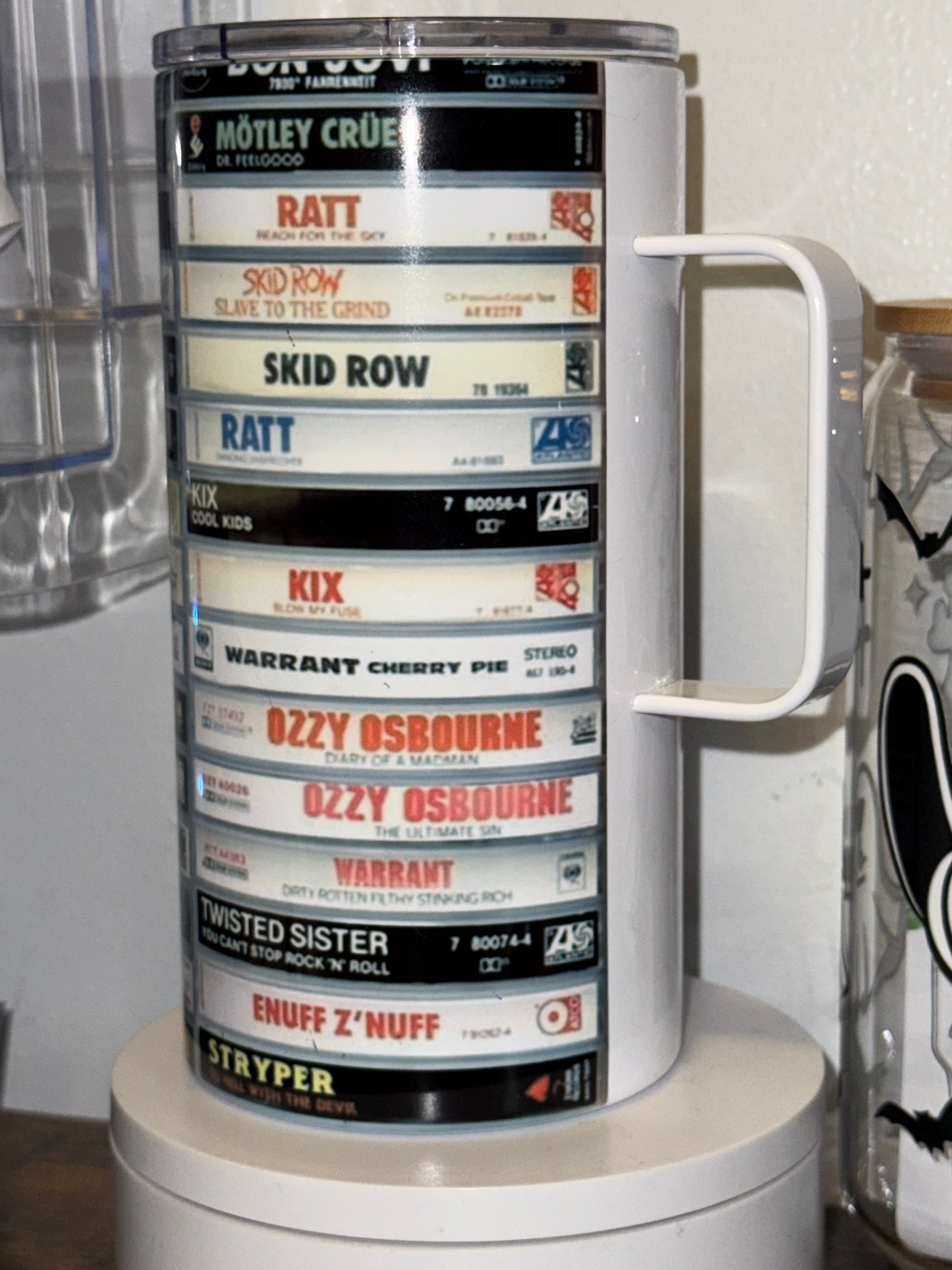 20oz Rock Cassette Tape Tumbler