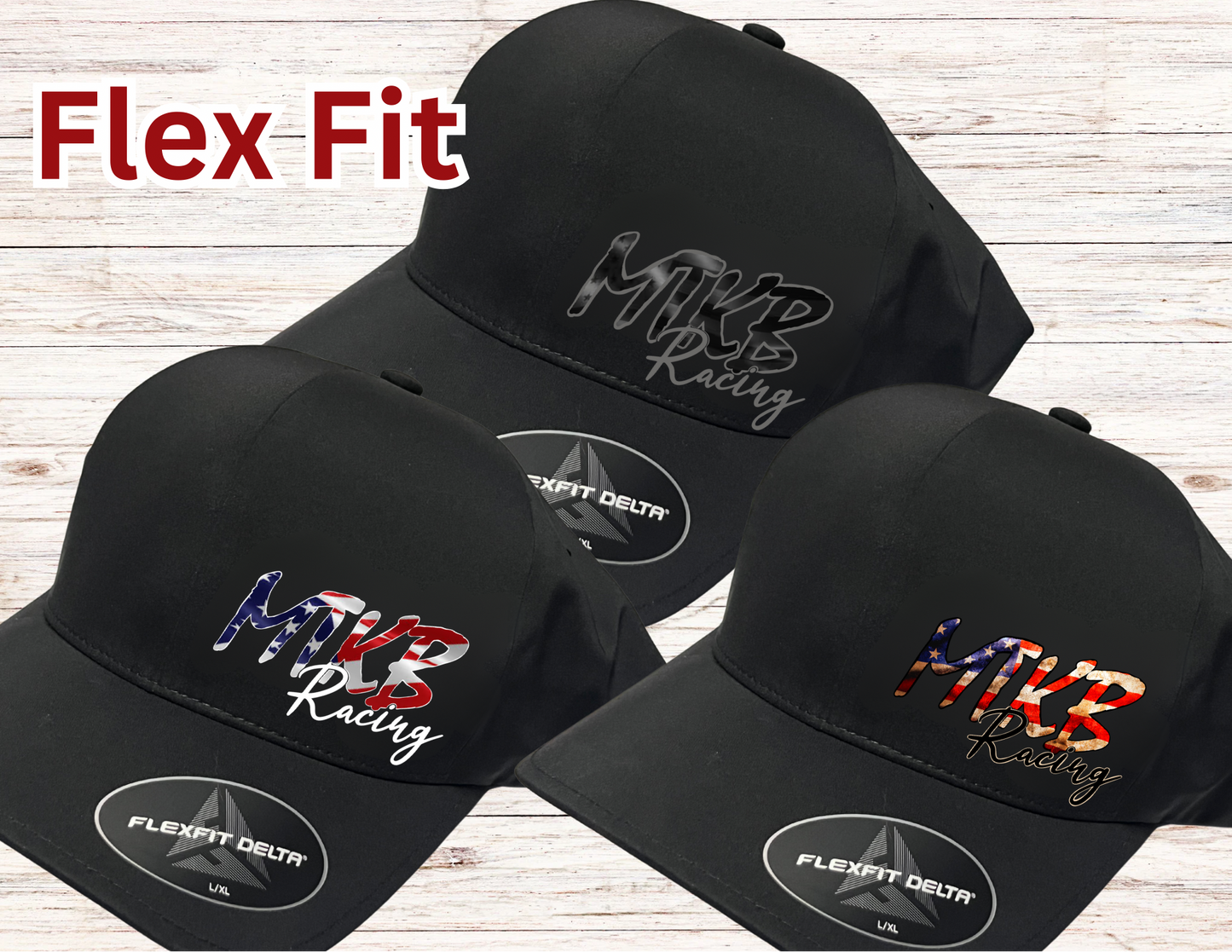 MTKB Flex Fit Hat All Black