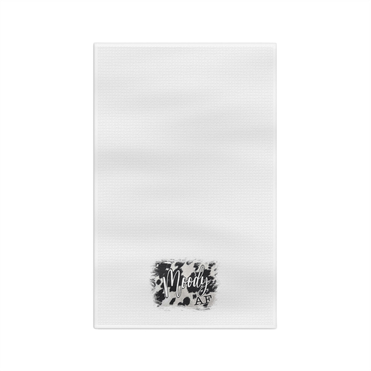 Moody AF Cow Print Soft Tea Towel