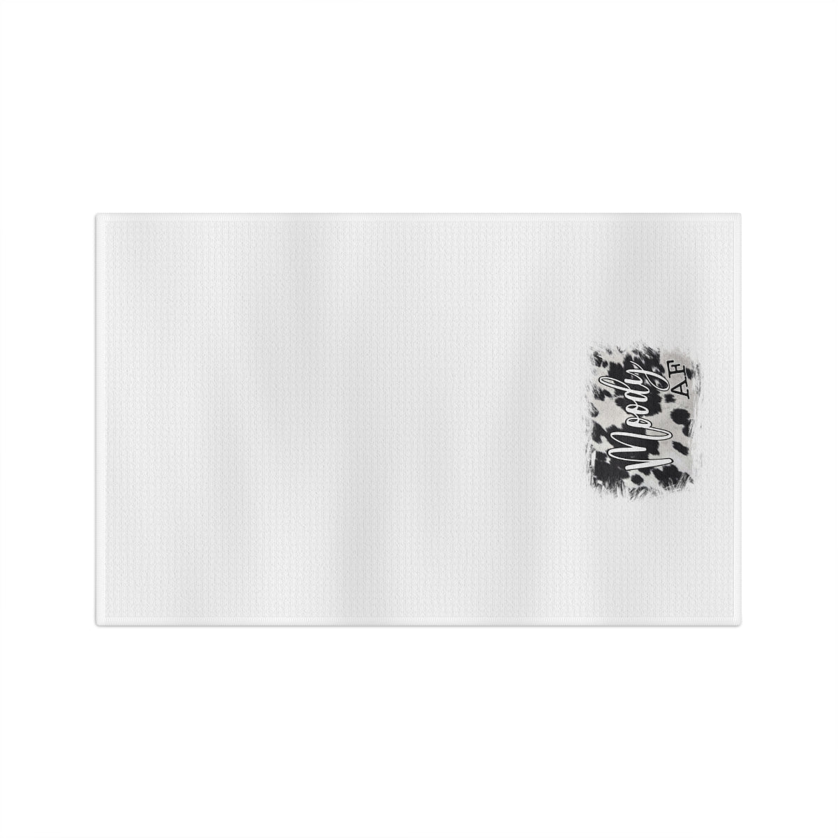 Moody AF Cow Print Soft Tea Towel