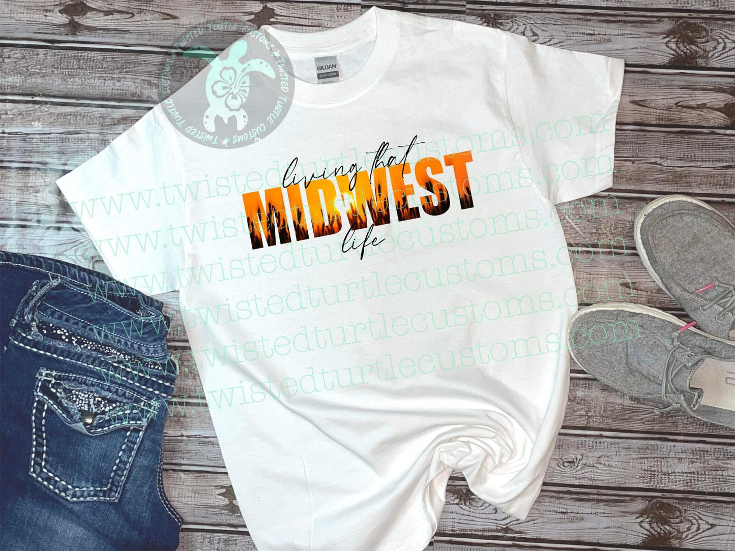 Living that Midwest Farm Life *DIGITAL DOWNLOAD ONLY* Sunset, Tractor, Equipment, Farmer, Family, Crops