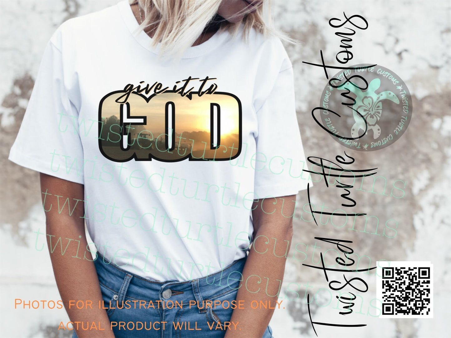 Give It To God Midwest Farm Harvesting at sunset *DIGITAL DOWNLOAD ONLY* tractor field