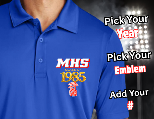 BLUE ARTIE ALUM POLO
