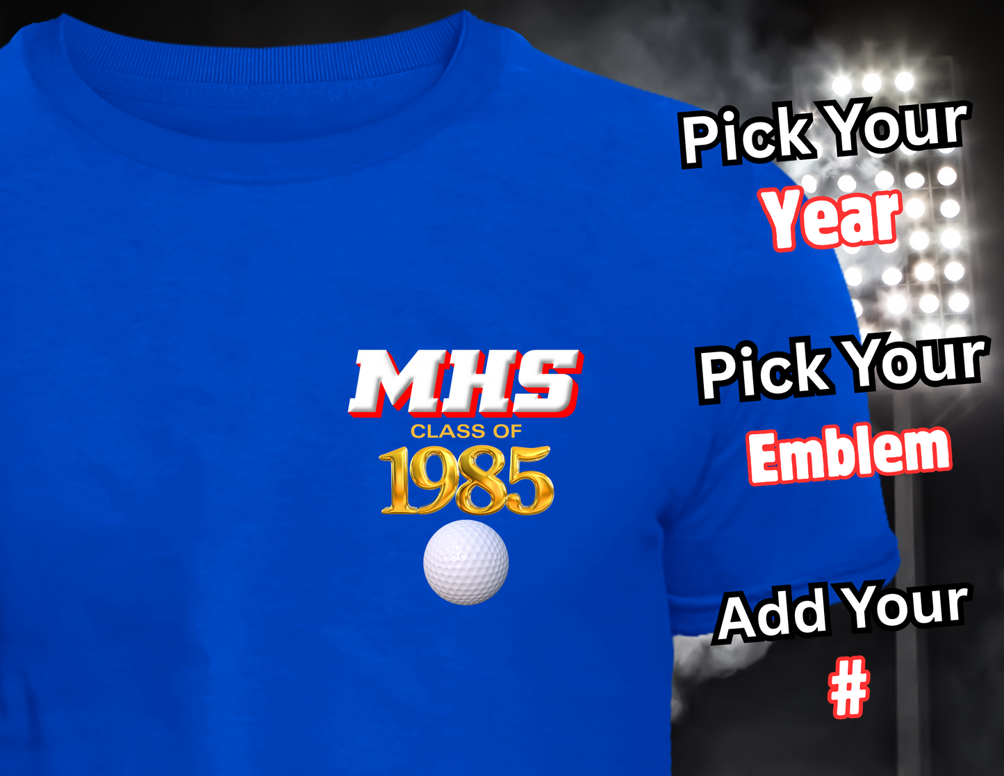 BLUE ARTIE ALUM TEE