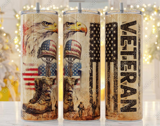 Veteran Eagle 20oz Tumbler