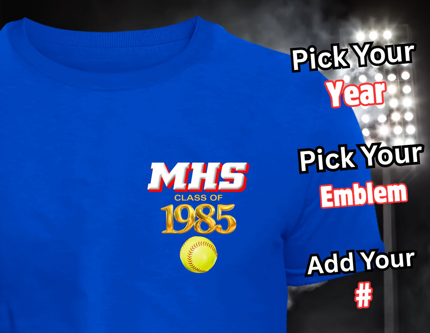 BLUE ARTIE ALUM TEE