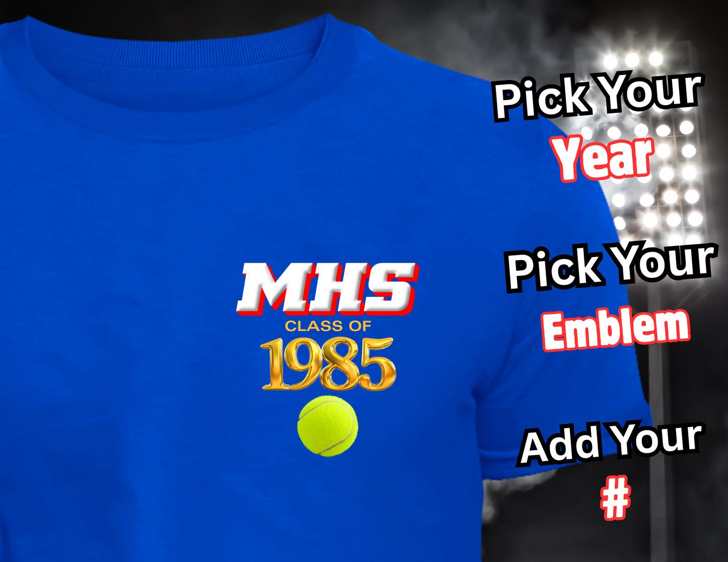 BLUE ARTIE ALUM TEE