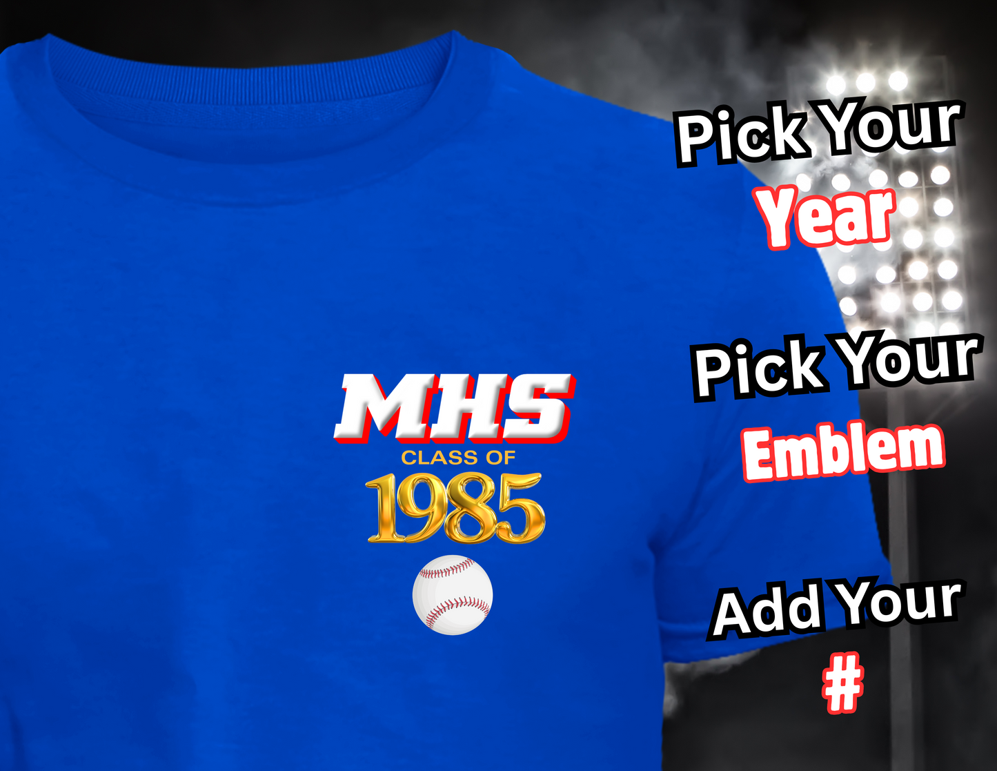 BLUE ARTIE ALUM TEE