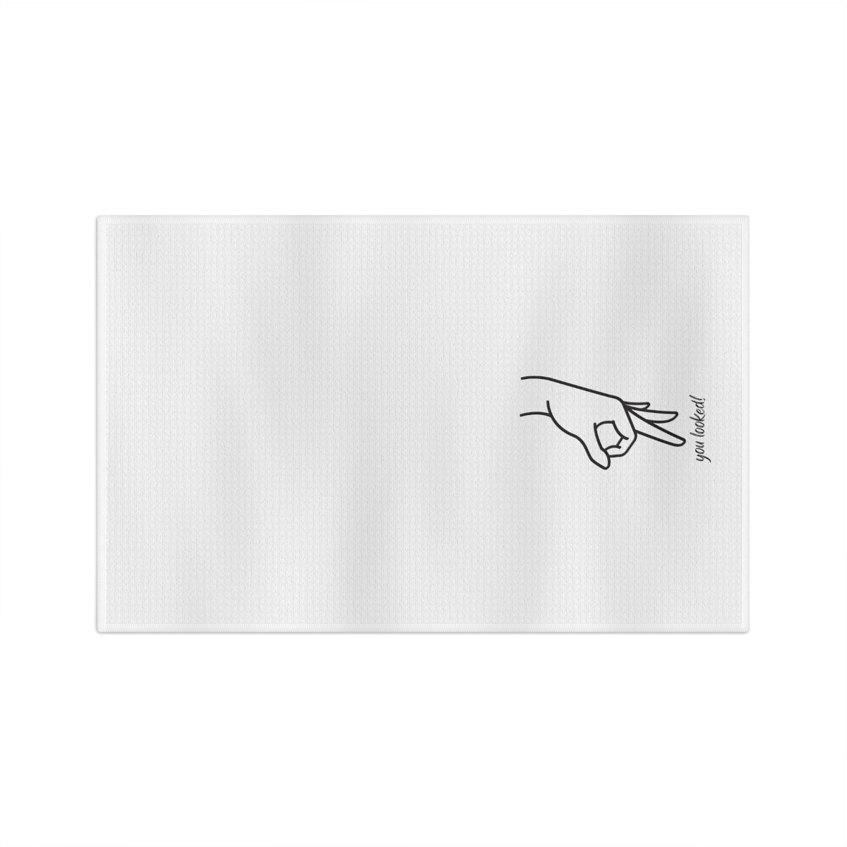 You looked hand Gesture Tea Towel